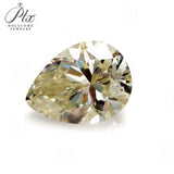 Luxury Yellow Moissanite Loose Stones – Round/Oval/Heart Shapes Perfect for Engagement Rings Bracelets and Pendants