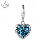Moissanite Lab Created Gemstone Pendant 925 Sterling Silver 48 Designs Mix & Match Freely Fade-resistant Versatile Daily Wear Jewelry
