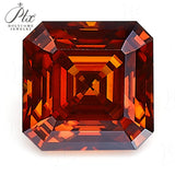 Moissanite VVS1 Asscher Cut Plated Garnet / Sakura Pink / Rainbow Purplefor Fashion Jewelry Designers & DIY Projects