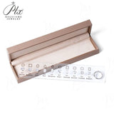Diamo Jewelry Ring Gem Comparison Kit 0.5-6CT Carat Sample Tools 10 Cuts AAAAA CZ Premium Pick for Professional Jewelry Designers