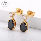 Moissanite Earrings 925 Sterling Silver D Color Oval Cut Ruby/Sapphire/Columbia Premium Jewelry Gifts for Anniversarie Birthdays