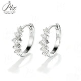 Round Cut Moissanite Earrings S925 10K 14K 18K Gold Studs Luxury Jewelry Perfect Anniversary Christmas Gift for Wife