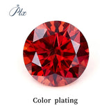 Multi Color Loose Moissanite Stones 0.1CT-3.0CT D Color Brilliant round Cut Gemstones with GRA Certificate for Jewelry Making