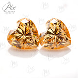 Moissanite Stone Multiple Shapes Champagne Brilliant Cut Loose Gems Jewelry Making Charm S925 Jewel Gift Beads Pass Diamond Test