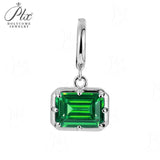 Moissanite Lab Created Gemstone Pendant 925 Sterling Silver 48 Designs Mix & Match Freely Fade-resistant Versatile Daily Wear Jewelry