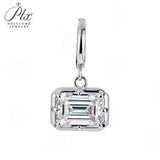 Moissanite Lab Created Gemstone Pendant 925 Sterling Silver 48 Designs Mix & Match Freely Fade-resistant Versatile Daily Wear Jewelry