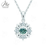 0.5ct Moissanite Necklace Round Cut D Color GRA Certified 925 Sterling Silver Factory Direct Versatile Daily Women Jewelry Gift