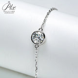 1CT Moissanite Bracelet D Color VVS1 925 Sterling Silver GRA Factory Direct Hypoallergenic Comfortable Daily Commute Jewelry