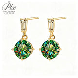 2ct Moissanite Earring Round Cut D Color VVS1 925 Sterling Silver GRA Certified Factory Direct Ideal Gift For Daily Matching