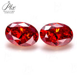 Moissanite Plating Oval Cut Multicolor VVS1 Sparkling Gemstones for Rings Necklace Earrings DIY Fine Jewelry Crafting & Gift