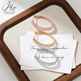 2ct D Color Circle Hoop Moissanite Earrings Round Cut VVS1 S925 White Yellow Rose Gold Anniversary Wedding Gift for Women