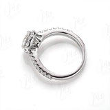 Moissanite Ring 12 Colors Round 1CT 925 Sterling Sliver Fine Jewelry Birth Stones Wedding Gift Women Jewel Ring 925 Silver Ring