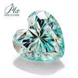 Aqua Blue VVS1 Moissanite Multiple Cutting Shapes Loose Moissanites Gemstones with GRA Brilliant Cut Fancy Cut Beads For Jewelry