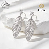 5mm Moissanite Earrings GRA Certified 925 Sterling Silver Round Cut VVS1 D Color Hypoallergenic Ideal Gift Women Fine Jewelry