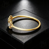 Moissanite Bracelet 2ct D Color Adjustable VVS1 925 Sterling Silver 18K Gold Plated Charm Fine Jewelry for Women Anniversary