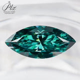 Green Moissanite VVS1 8 Hearts & 8 Arrows Round/Oval/Heart Shapes High Brilliance Loose Stones for Custom Fine Jewelry Designs