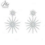 Moissanite Drop Dangle Earrings 925 Sterling Silver GRA Certified Round Cut D Color VVS1 Fine Jewelry Factory Direct & Versatile Hypoallergenic