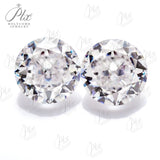 Moissanite Round Shape Crushed Ice Cut  D Color  Loose Gemstones Bead Women Jewelry DIY Materials Earrings Rings Charms Necklace