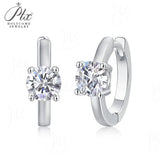 Moissanite Earrings in 1ct Round S925 Classic & Stylish Jewelry for Women Perfect Gift for Celebrate Valentine's Day