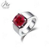 10mm Moissanite Ring 925 Sterling Silver Cushion Cut D Color GRA Certified Hypoallergenic Fine Jewelry Factory Direct Ideal Gift For Men
