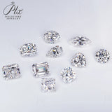 D Color Super White Moissanite Diamonds Round/ Oval/ Pear/ Radiant/ Emerald/ Heart/ Princess/ Cushion/ Asscher & Triangle Cuts