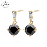 2ct Moissanite Earring Round Cut D Color VVS1 925 Sterling Silver GRA Certified Factory Direct Ideal Gift For Daily Matching