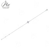 Moissanite Bracelet 1ct VVS1 D Color 925 Sterling Silver Round Cut Fashion Jewelry Gift For Women Birthday  White/Yellow Gold