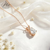 2-5CT Moissanite Necklace Pear Cut 925 Sterling Silver D Color VVS1 GRA Factory Direct Hypoallergenic Daily Wear Jewelry