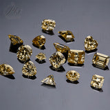 Moissanite Stone Multiple Shapes Champagne Brilliant Cut Loose Gems Jewelry Making Charm S925 Jewel Gift Beads Pass Diamond Test