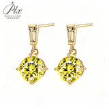 2ct Moissanite Earring Round Cut D Color VVS1 925 Sterling Silver GRA Certified Factory Direct Ideal Gift For Daily Matching