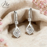 5/6.5mm Round Moissanite Stud Earrings D Color VVS1 with GRA CertificationS925 Silver Fashion Jewelry for Wome