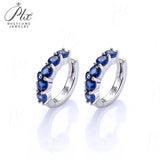 Moissanite Earrings & Lab Grown Gemstone 925 Sterling Silver VVS1 Round Brilliant Cut Fine Jewelry Gift for Women Anniversary