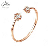 Moissanite Bracelet 2ct D Color Adjustable VVS1 925 Sterling Silver 18K Gold Plated Charm Fine Jewelry for Women Anniversary