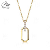 Mossanite Necklace Round Cut Wholesale 925 Sterling Silver D Color VVS1 Clarity Pendant Fine Jewelry Gift For Women Anniversary
