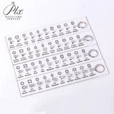 Diamo Jewelry Ring Gem Comparison Kit 0.5-6CT Carat Sample Tools 10 Cuts AAAAA CZ Premium Pick for Professional Jewelry Designers