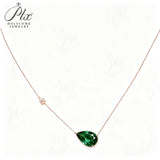 5ct Moissanite Necklace GRA Certificate Lab Grown Ruby Sapphire Pendant 925 Silver Women Fine Jewelry Hypoallergenic Factory Direct
