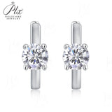 Moissanite Earrings in 1ct Round S925 Classic & Stylish Jewelry for Women Perfect Gift for Celebrate Valentine's Day