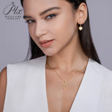 Mossanite Necklace Round Cut Wholesale 925 Sterling Silver D Color VVS1 Clarity Pendant Fine Jewelry Gift For Women Anniversary