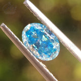 Moissanite Aquamarine Brilliant Asscher Cut Lab Grow Gemstone Diamond Charms Advanced Jewelry With GRA Report Making Material