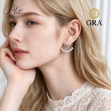 Moissanite Stud Earrings Geometric Vintage Fan Shape Hexagon D Color VVS1 925 Sterling Silver Women Wedding Fine Jewelry Gift