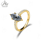 Moissanite Ring 925 Sterling Silver Mixed Cut Multi Color VVS1 GRA Certified Daily Versatile Gift Perfect for Daily Wear Hypoallergenic