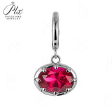 Moissanite Lab Created Gemstone Pendant 925 Sterling Silver 48 Designs Mix & Match Freely Fade-resistant Versatile Daily Wear Jewelry