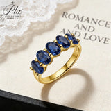 2.5ct Oval Cut Moissanite and Created Emerald Sapphire Ruby Ring VVS1 S925 White Yellow Rose Gold  Fine Jewelry for Women