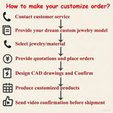 Heart Ring Pendant Necklace 5Prongs 10k 14k 18k Gold Moissanite Diamond Engagement Proposal Wedding Band Certificate Charms