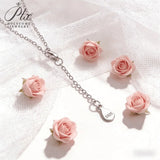 Moissanite Necklace 3CT Pear & Round Cut with 925 Sterling Silver Key Chain D Color VVS1 Clarity Perfect Birthday Gift