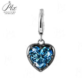 Moissanite Lab Created Gemstone Pendant 925 Sterling Silver 48 Designs Mix & Match Freely Fade-resistant Versatile Daily Wear Jewelry