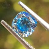 Moissanite Aquamarine Brilliant Asscher Cut Lab Grow Gemstone Diamond Charms Advanced Jewelry With GRA Report Making Material