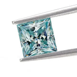 Moissanite Stone Moissanite Stone 0.35ct-5ct Colorful VVS1 Princess Shape Excellent Beads For Women's Jewelery Diamond Ring