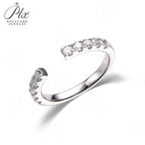 Lab Grown Diamond Ring D Color Round Cut 1ct-3ct Solid Gold 10K/14K/18K Dainty Delicate Everyday Luxury Jewelry Hypoallergenic