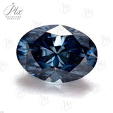 Vivid blue Color Moissanite Brilliant cut Multiple Shapes Excellent Cut Moissanites Gemstones GRA Pass Diamond Test Loose Gems